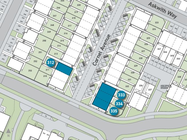 Site plan, 3 bedroom house - artist's impression subject to change